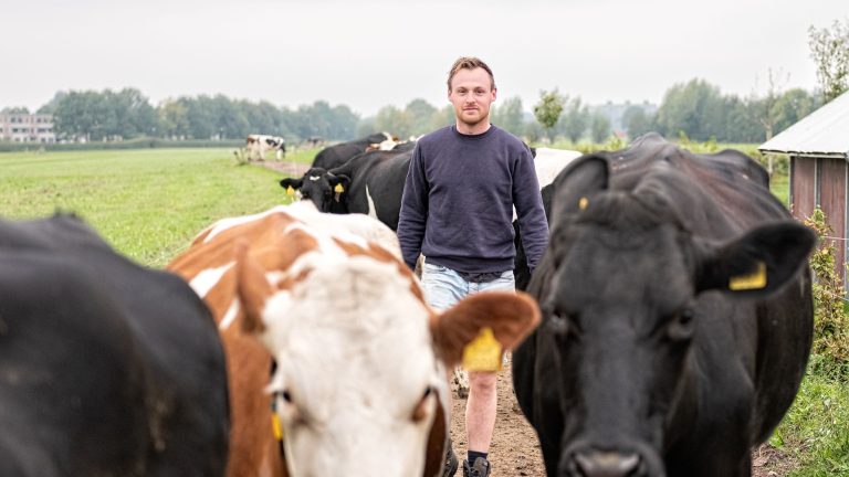 Biologisch melkveehouder Ron van Zandbrink