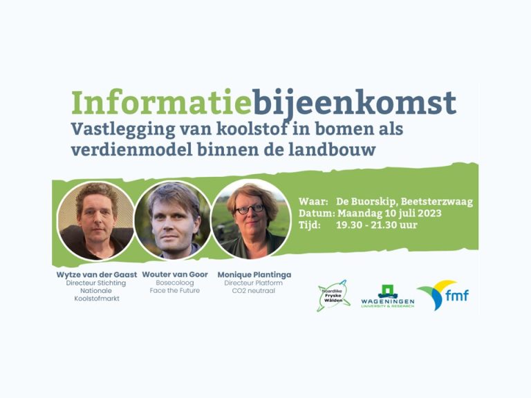 Informatiebijeenkomst vastlegging koolstof (CO2) in bomen als verdienmodel met agroforestry