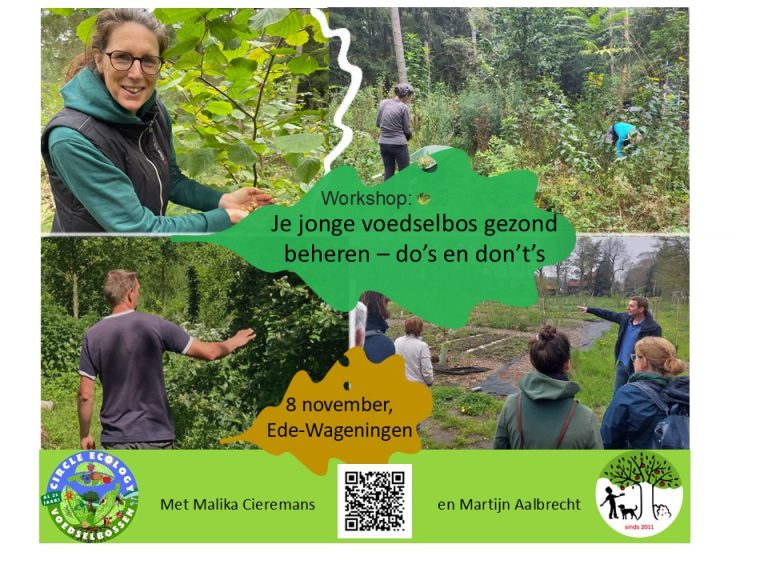 Workshop: je jonge voedselbos gezond beheren – do’s en dont’s
