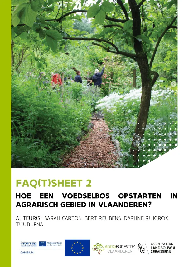 Agroforestry Vlaanderen FAQTsheet2 voedselbossen