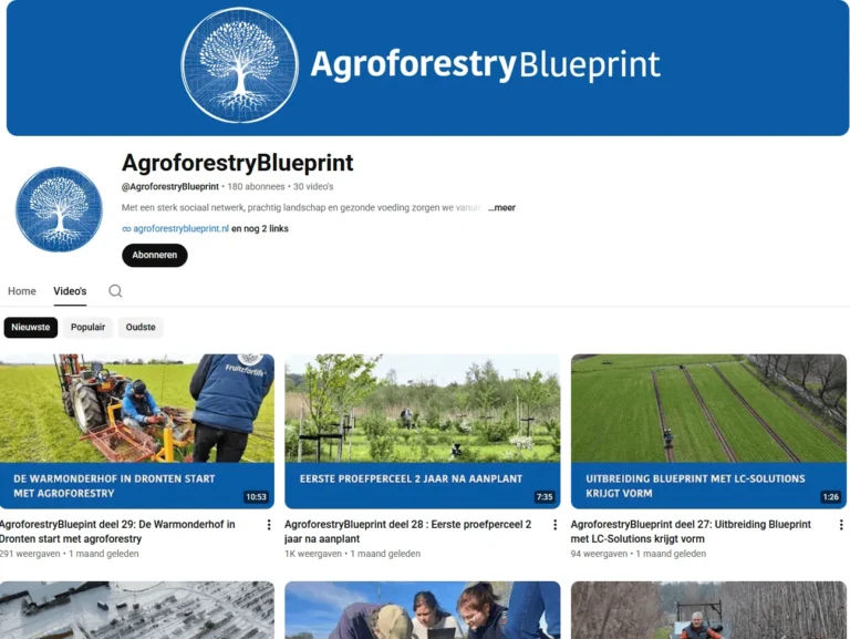 Agroforestryblueprint videokanaal