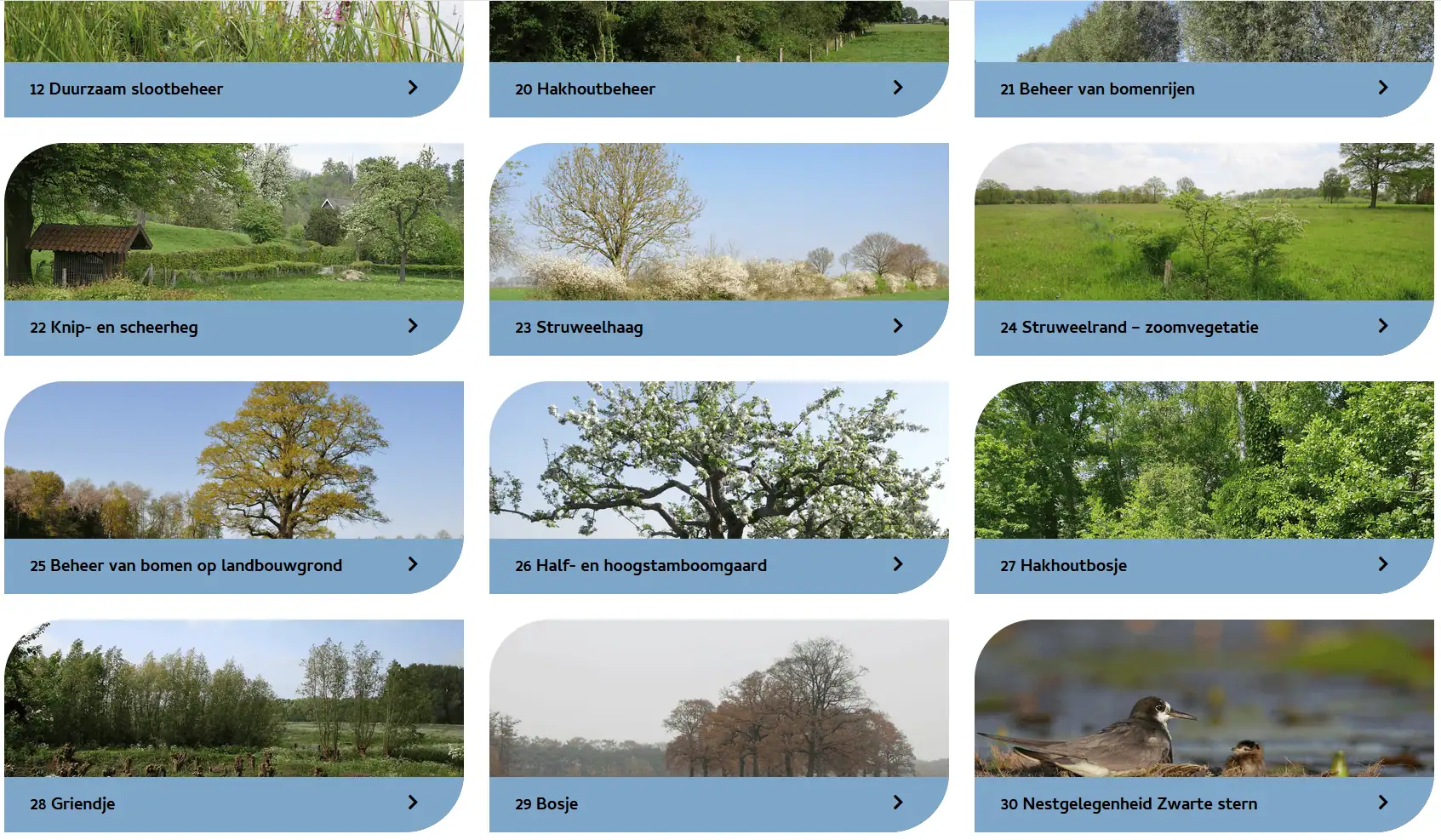 Boerennatuur beheerpakketten